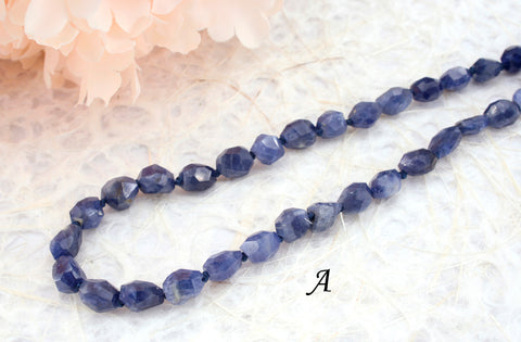 Rare Sapphire faceted beads (ETB00683)