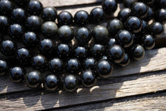 Rainbow Obsidian 9-10mm round beads  (ETB00144)