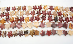 Mookaite 20-24mm starfish shape one side facted beads (ETB01300)