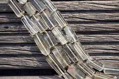 Natural Lodalite  8-14mm hexagon cylinders (ETB00170)