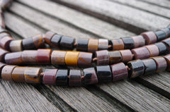 Mexican Picture Jasper 5-7mm Thin cylinder beads (ETB00221)