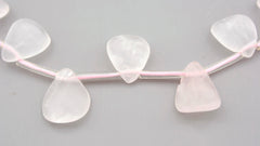 Natural Matte Rose Quartz chips beads (ETB01274)