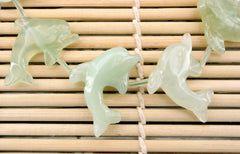 New Jade 29-34.5mm dolphin beads (ETB01273)