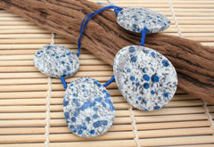 Rare K2 Blue freeform beads (ETB01343)