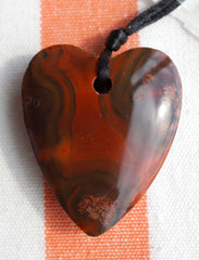 Condor Agate Heart shape pendant  (ETP00067)
