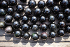 Large Rainbow Obsidian 15-16mm round beads  (ETB00140)