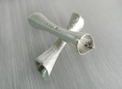 Metal pipes (5 pcs) for jewellery making (ETO00009)