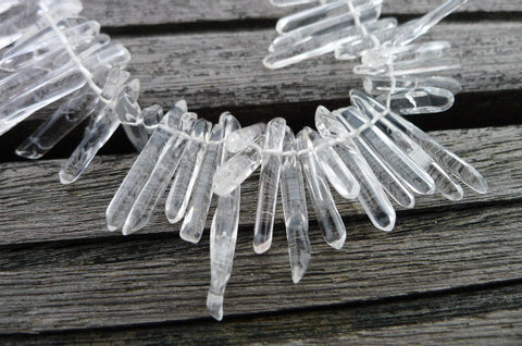 Natural Crystal small rough beads (ETB00057)