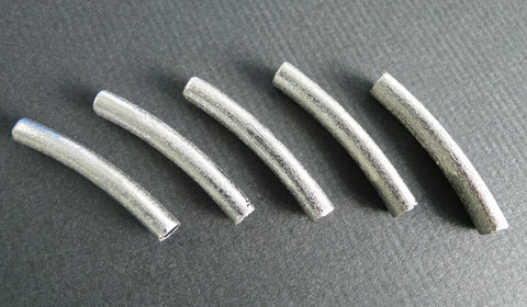 Metal pipes/ tubes (10 pcs)  for jewellery making (ETO00012)