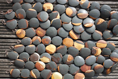 Matte Wonder Stone 34-41mm freeform beads (ETB00497)