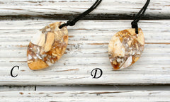 Brecciated Mookaite Jasper Freeform pendant (ETP00135)
