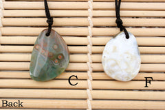 Ocean Jasper freeform pendants (ETP00274)