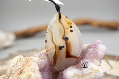 Montana Moss Agate freeform pendants (ETP00111)