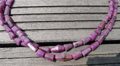 (SPL00132) Ruby faceted beads
