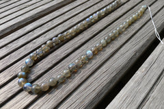 (SPL00129) Labradorite 7.5-8mm round beads