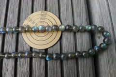 (SPL00129) Labradorite 7.5-8mm round beads