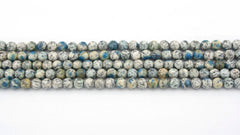 Rare K2 Blue 8-8.5mm Round beads (ETB01173)