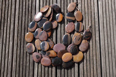 Mexican Picture Jasper 23-33mm freeform beads (ETB00503)