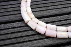 Pink Opal 9-16mm Nibblet (rectangle tube) beads (ETB00460)