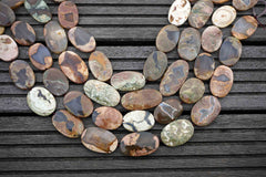 Thunderegg oval flat beads (ETB00455)