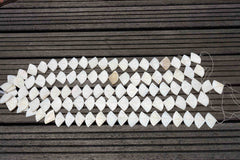 White Mother of Pearl / MOP 30-32mm sector carved beads (ETB00371)