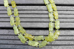 Green Serpentine 12-16mm Owl beads (ETB00284)
