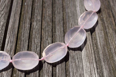 Rose Quartz (Madagascar) 13-18mm faceted beads (ETB00467)