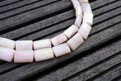 Pink Opal 9-16mm Nibblet (rectangle tube) beads (ETB00460)