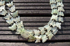 New Jade 20-24mm butterflies beads (ETB00312)