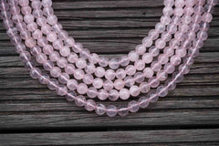 Rose Quartz (Madagascar) 10-11mm round beads (ETB00464)