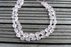 Rose Quartz (Madagascar) 10-18mm faceted beads (ETB00462)