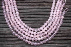 Rose Quartz (Madagascar) 10-11mm round beads (ETB00464)