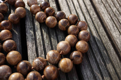 Wood Opalite/ Petrified Wood 19-21mm round beads (ETB00328)