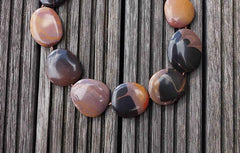 Mexican Picture Jasper 23-33mm freeform beads (ETB00503)